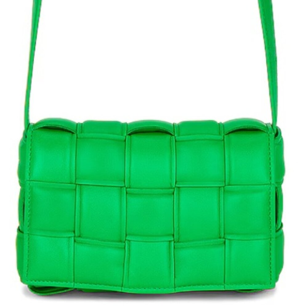 New Bottega Veneta Small Cassette Green Bag